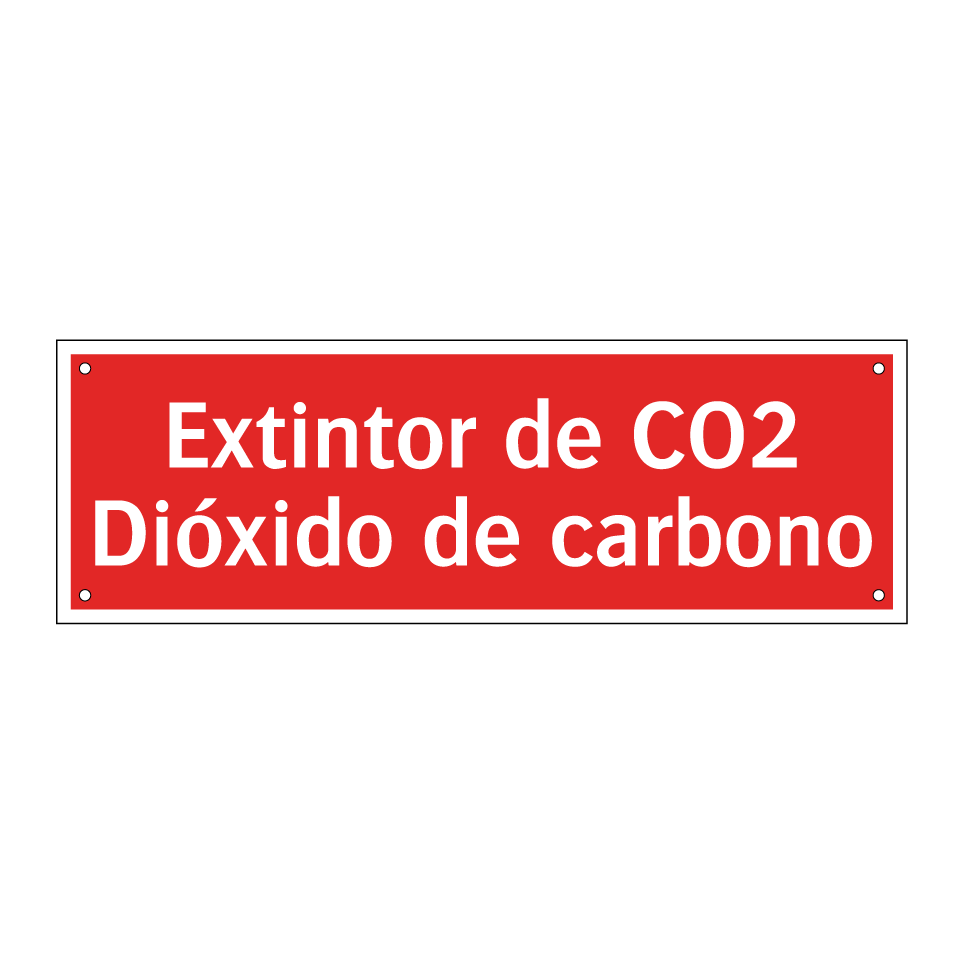 Extintor de CO2 Dióxido de carbono