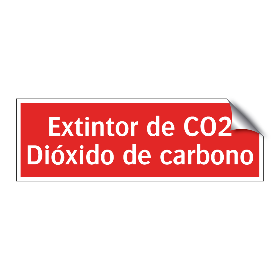 Extintor de CO2 Dióxido de carbono