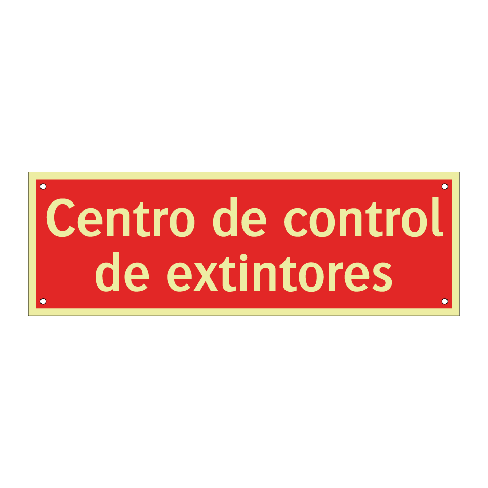Centro de control de extintores