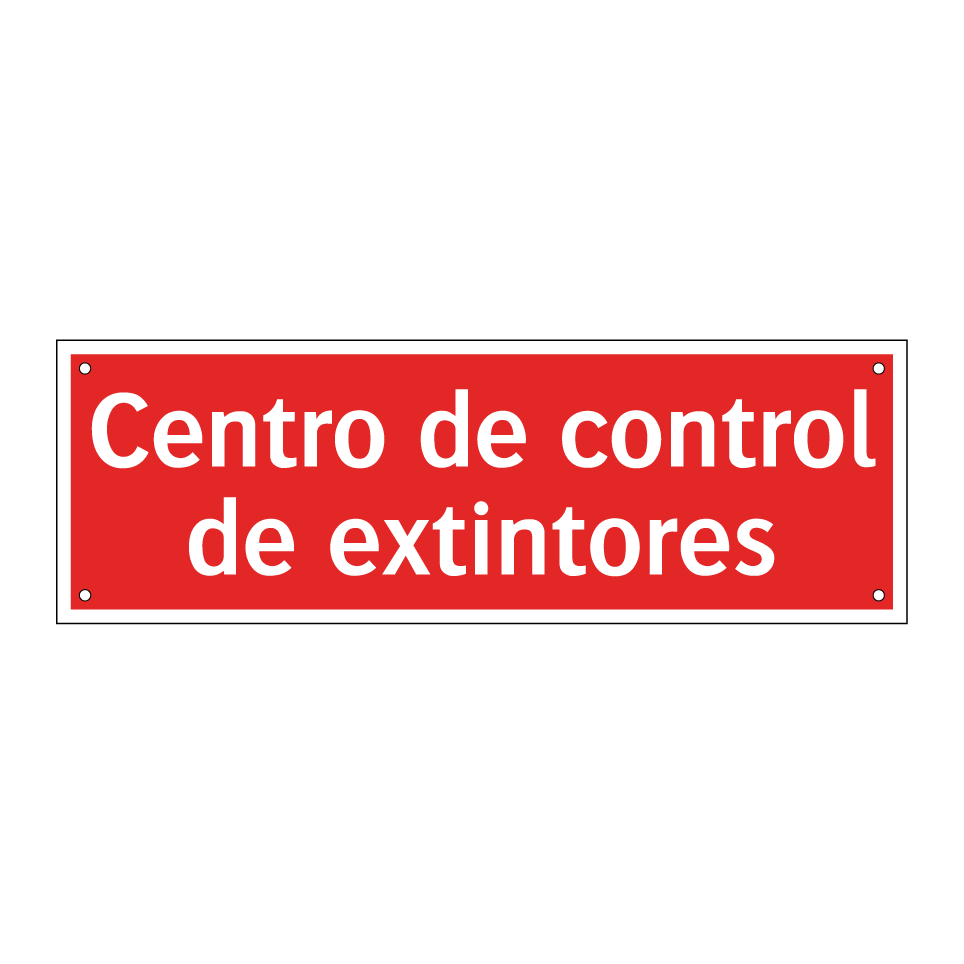 Centro de control de extintores