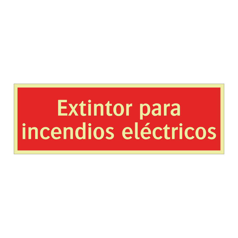 Extintor para incendios eléctricos