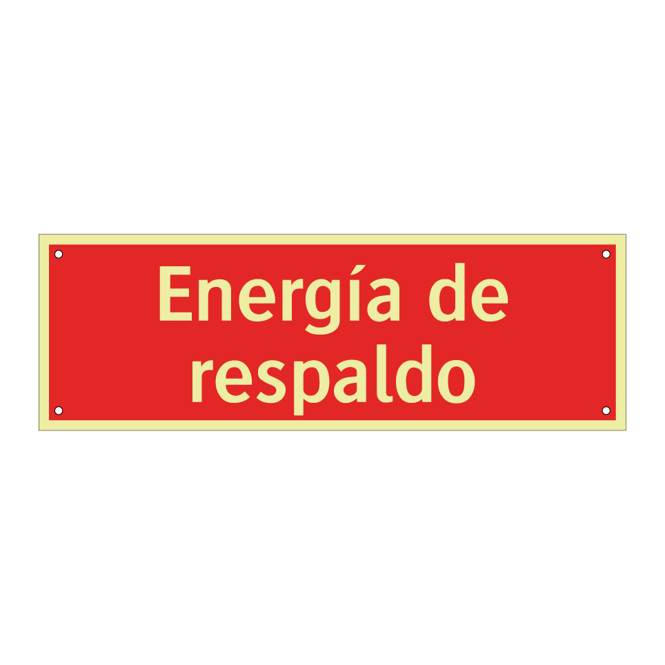 Energía de respaldo