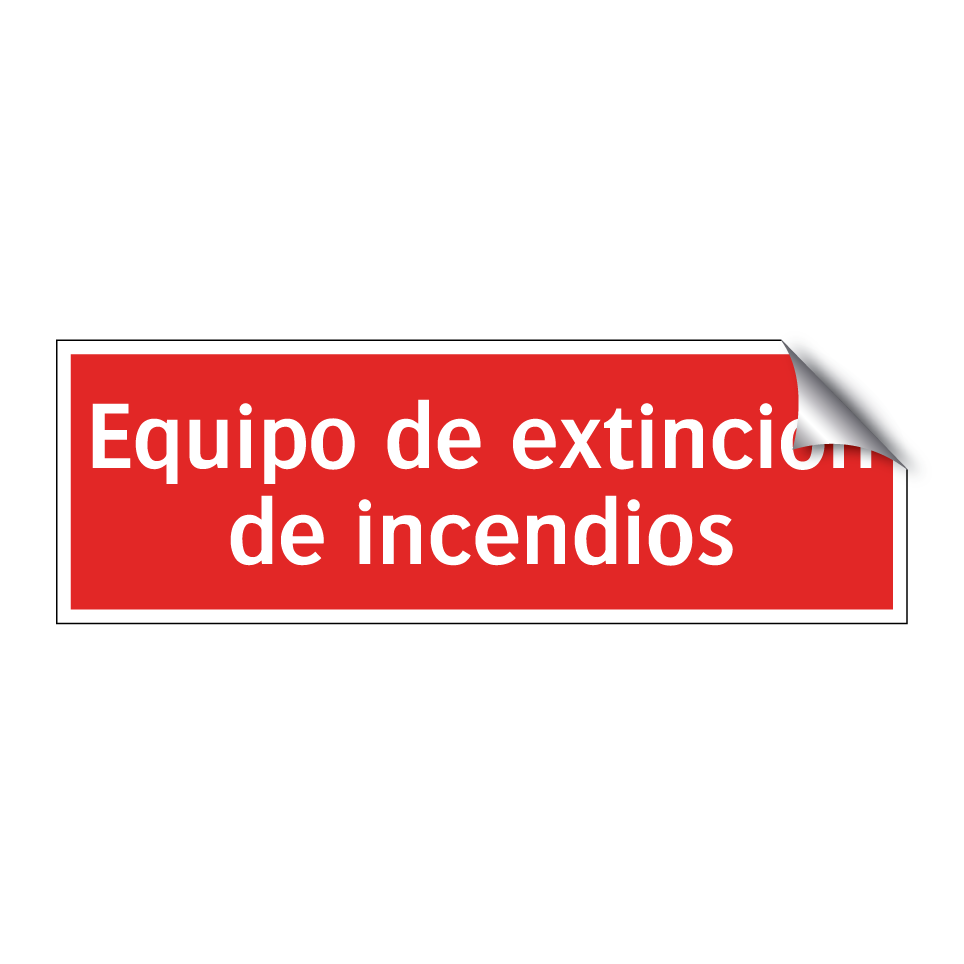 Equipo de extinción de incendios
