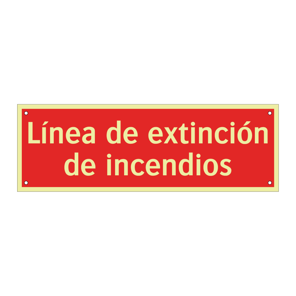 Línea de extinción de incendios
