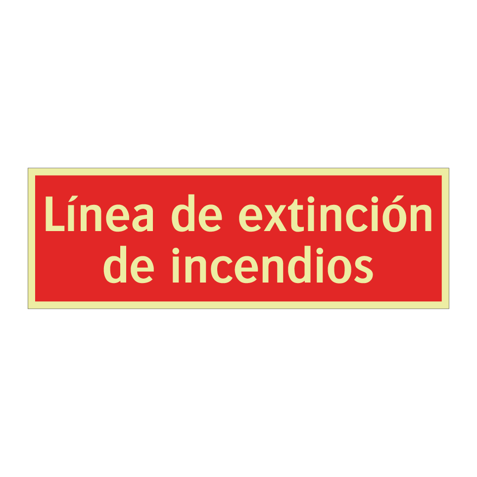 Línea de extinción de incendios