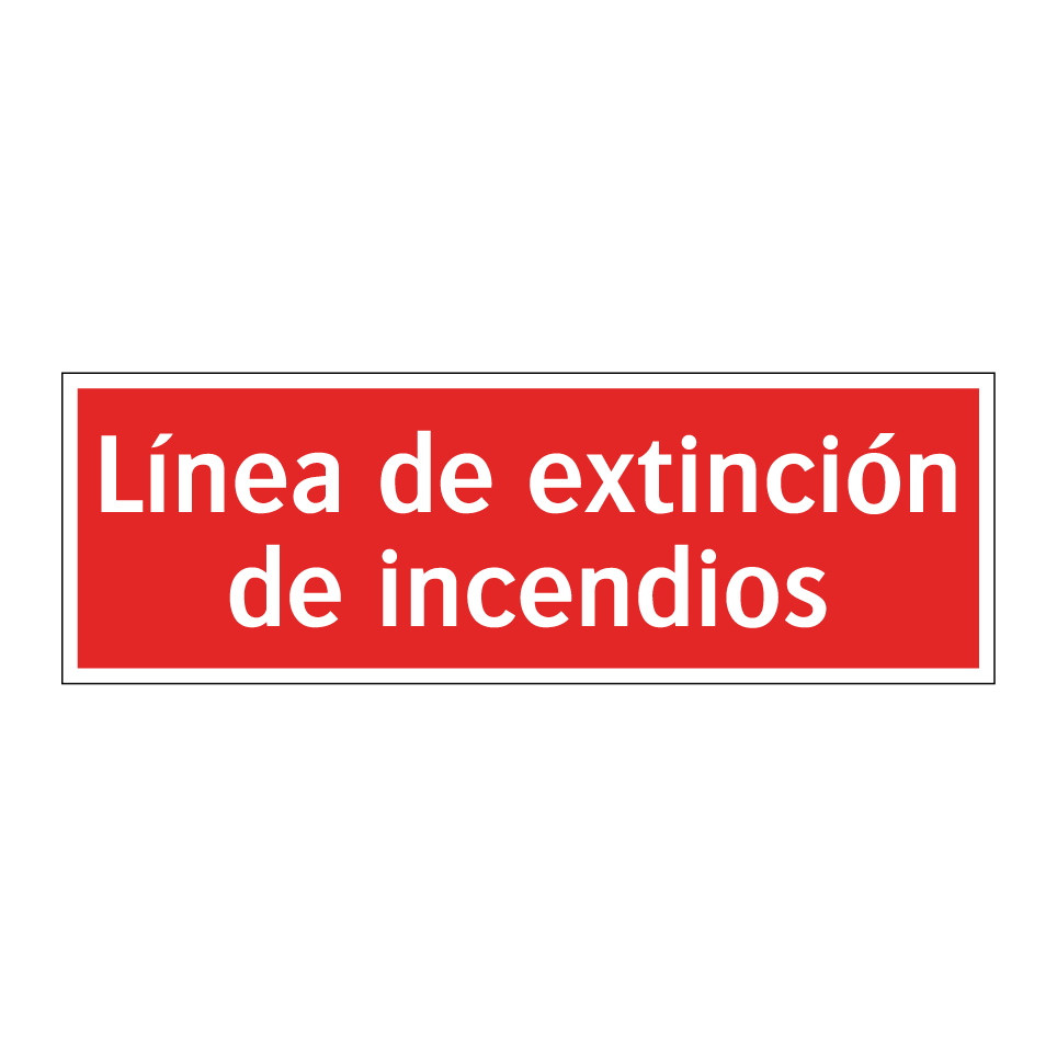 Línea de extinción de incendios