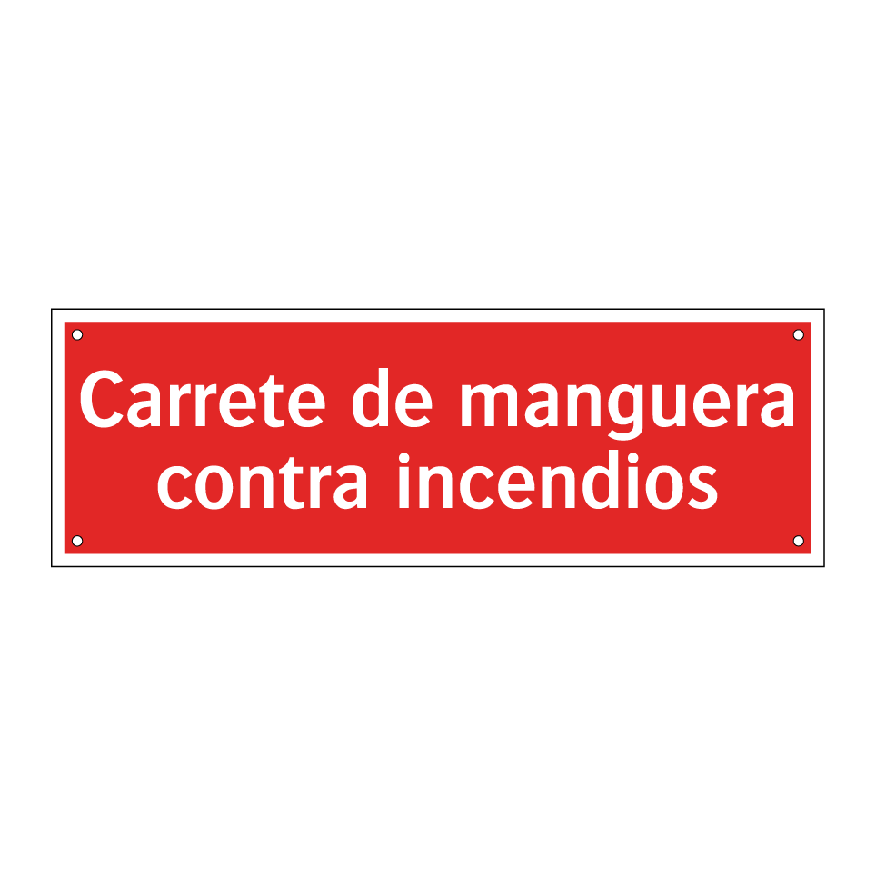 Carrete de manguera contra incendios