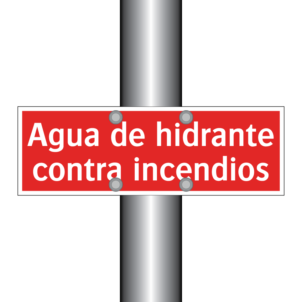 Agua de hidrante contra incendios