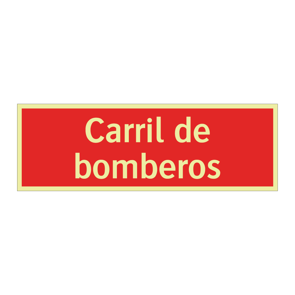Carril de bomberos