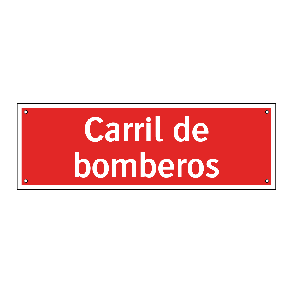 Carril de bomberos