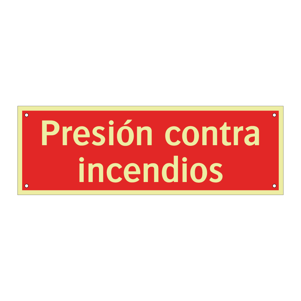 Presión contra incendios