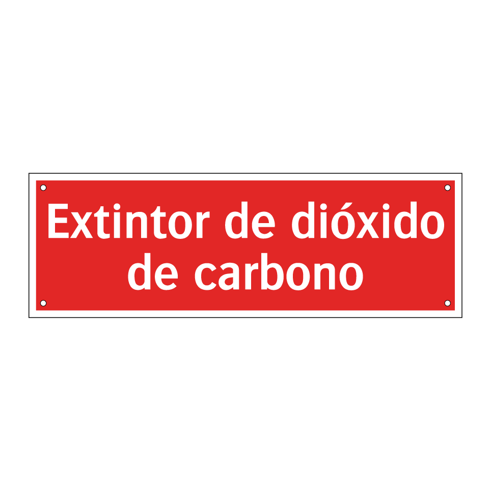 Extintor de dióxido de carbono