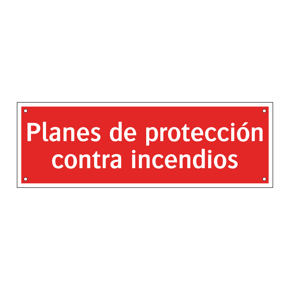 Planes de protección contra incendios