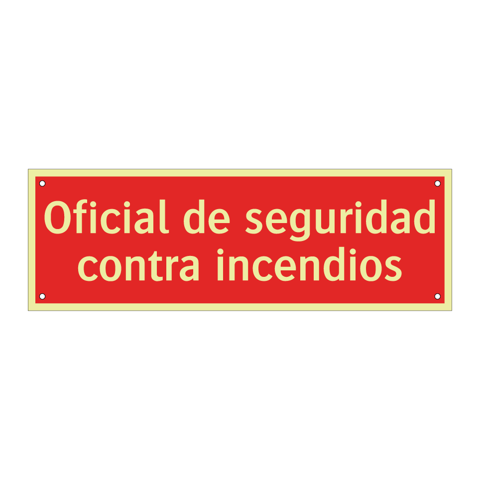 Oficial de seguridad contra incendios
