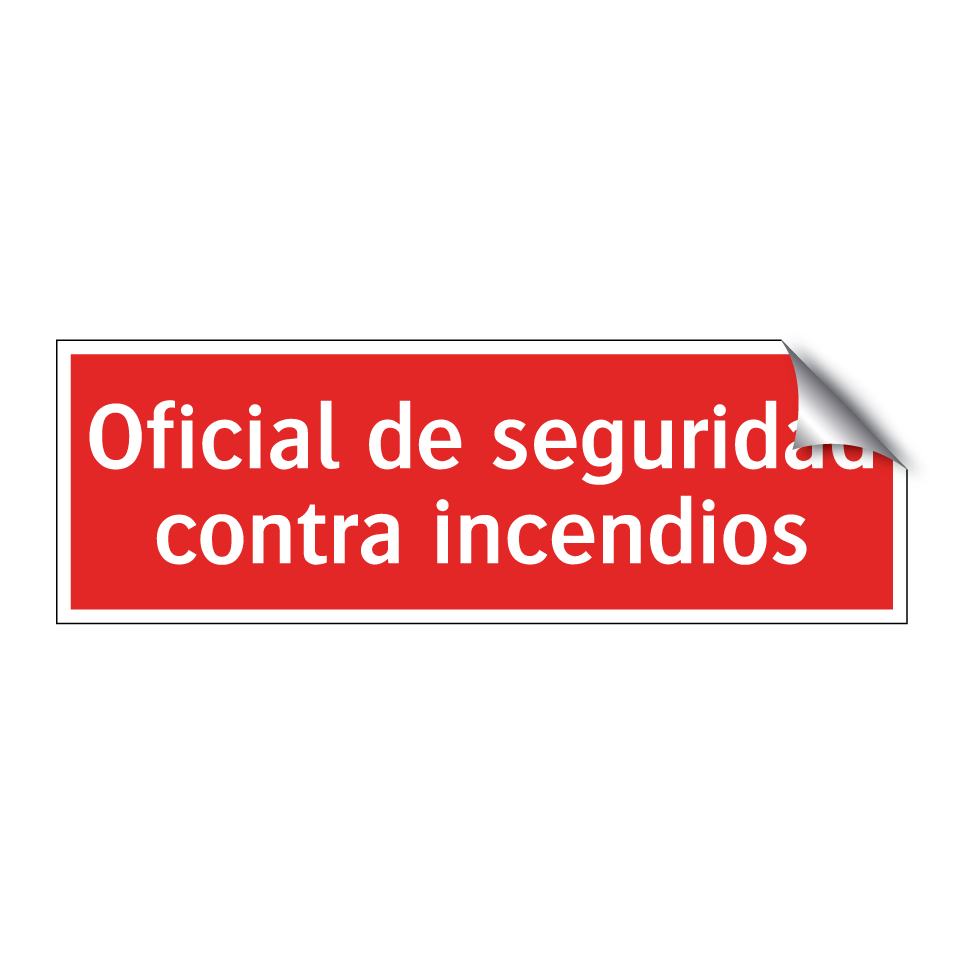 Oficial de seguridad contra incendios