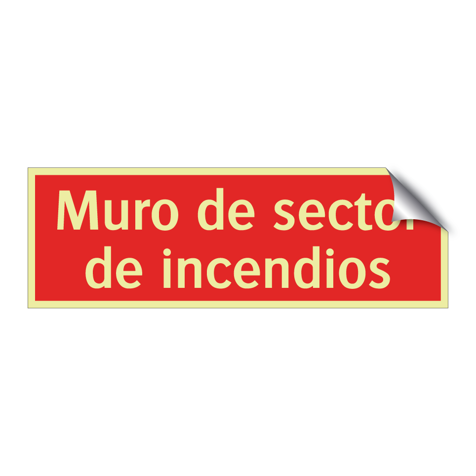Muro de sector de incendios