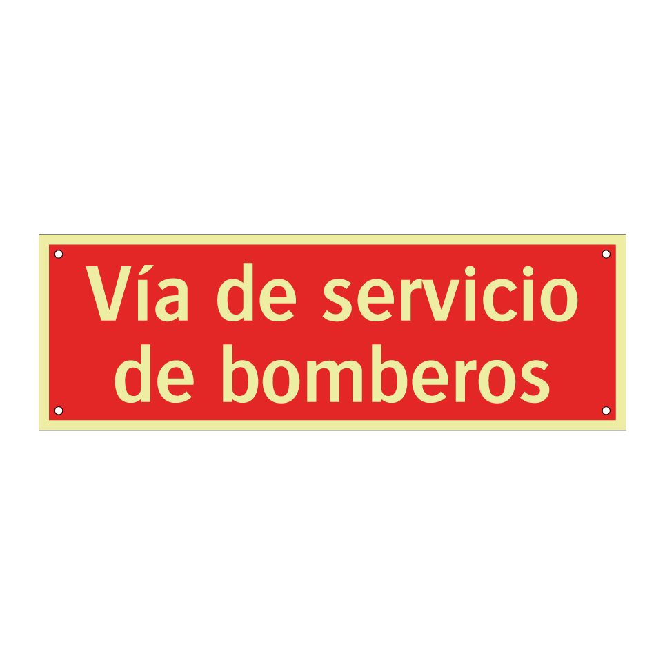 Vía de servicio de bomberos