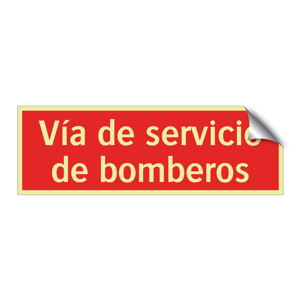 Vía de servicio de bomberos