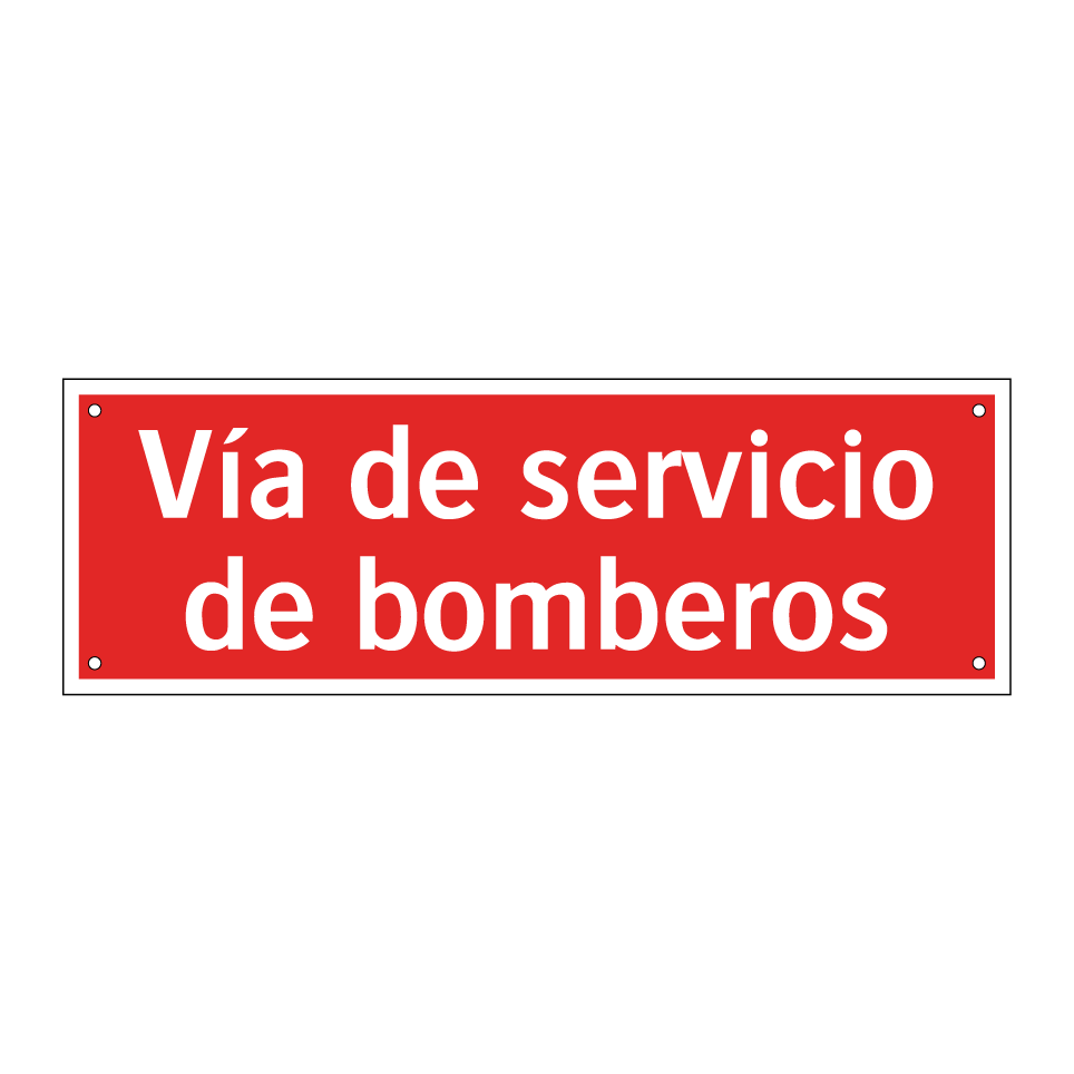 Vía de servicio de bomberos