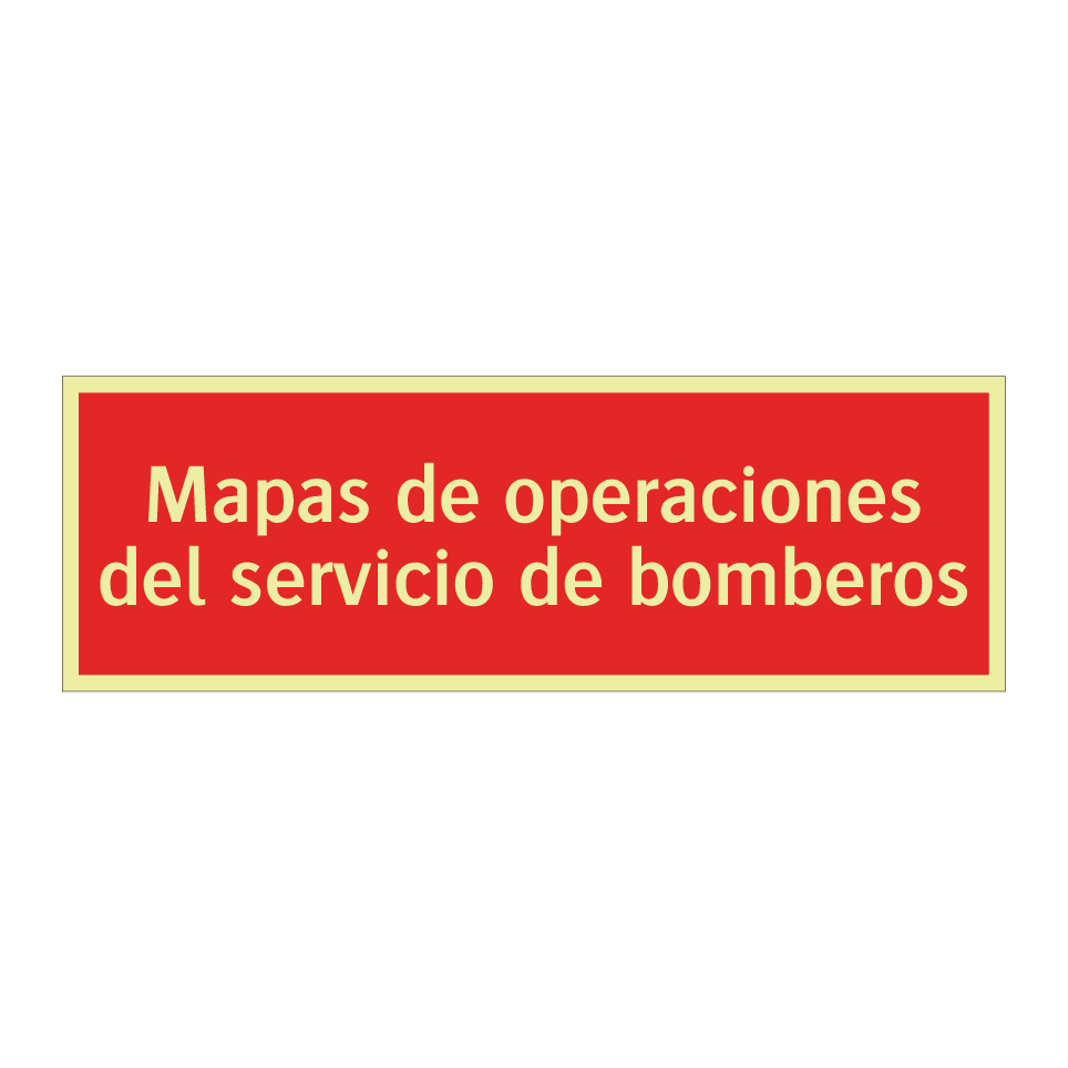 Mapas de operaciones del servicio de bomberos