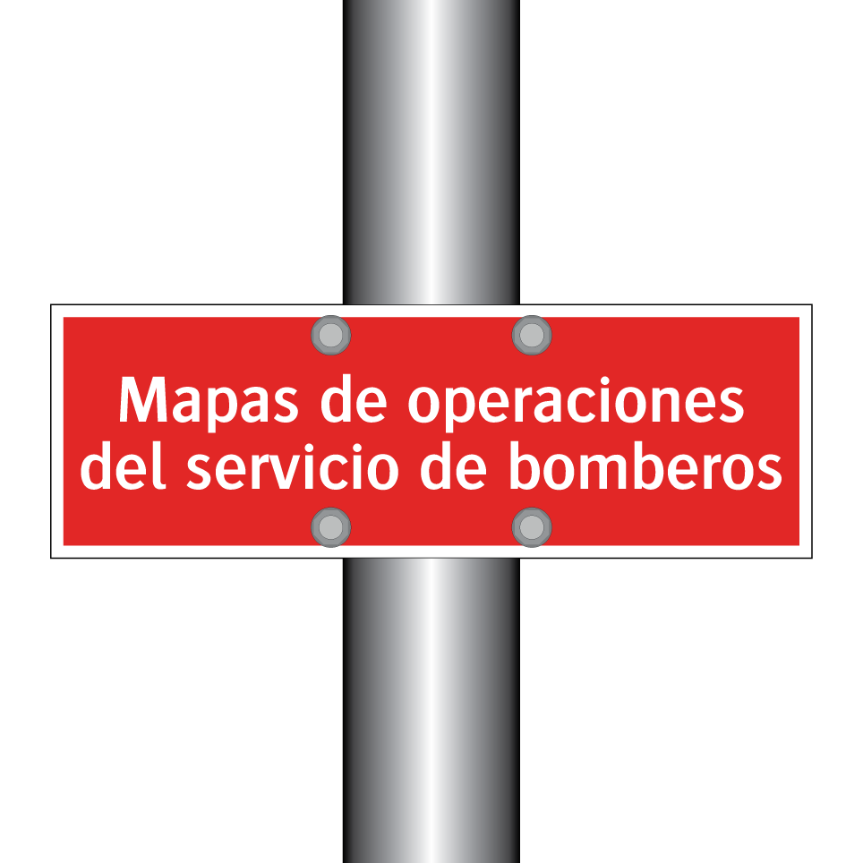 Mapas de operaciones del servicio de bomberos