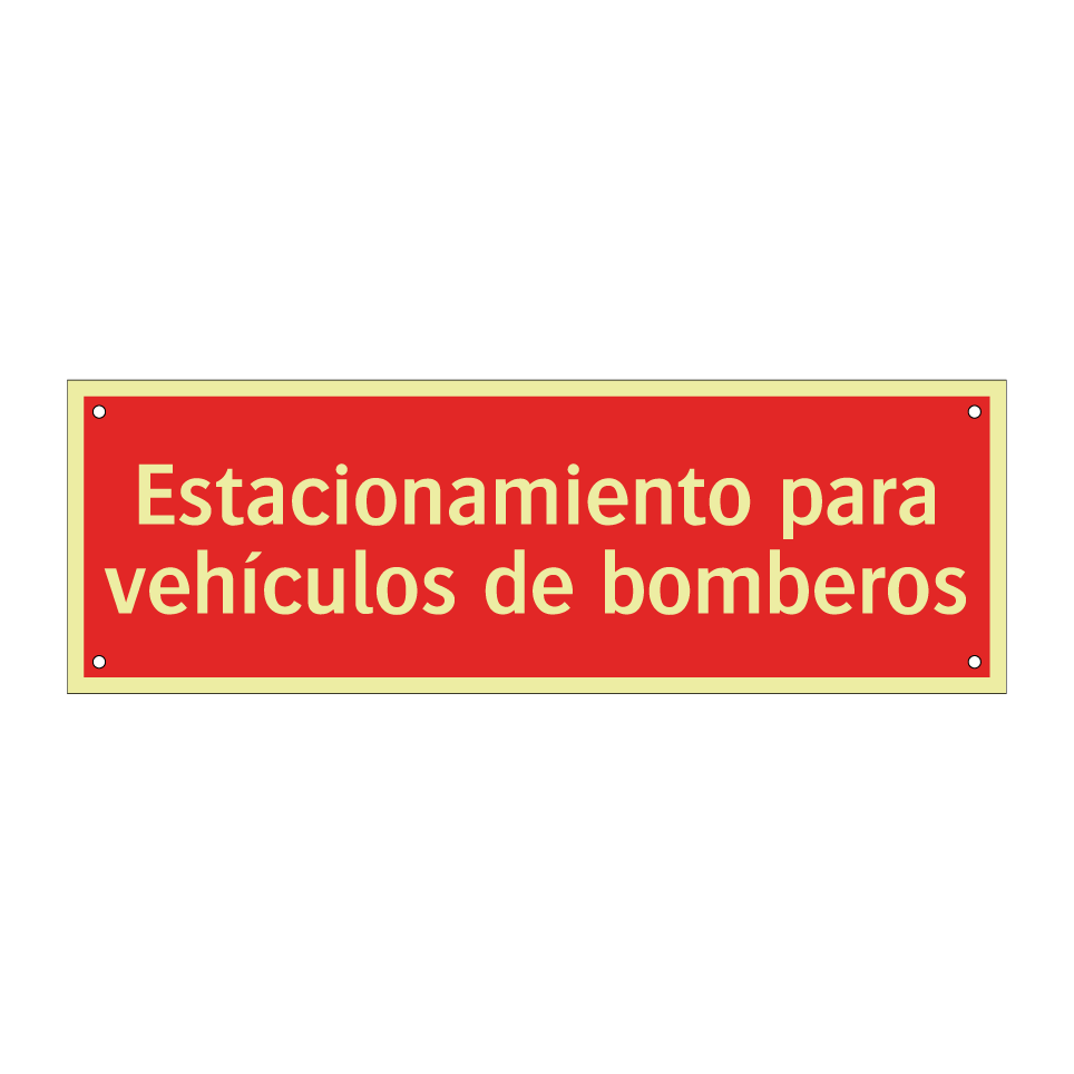 Estacionamiento para vehículos de bomberos