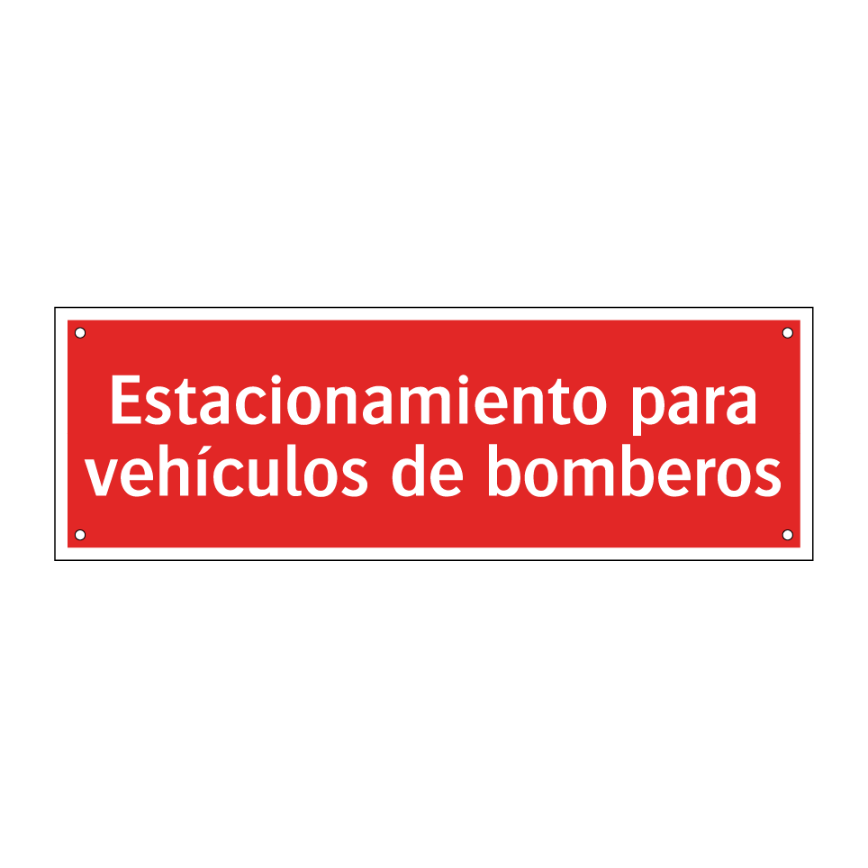 Estacionamiento para vehículos de bomberos