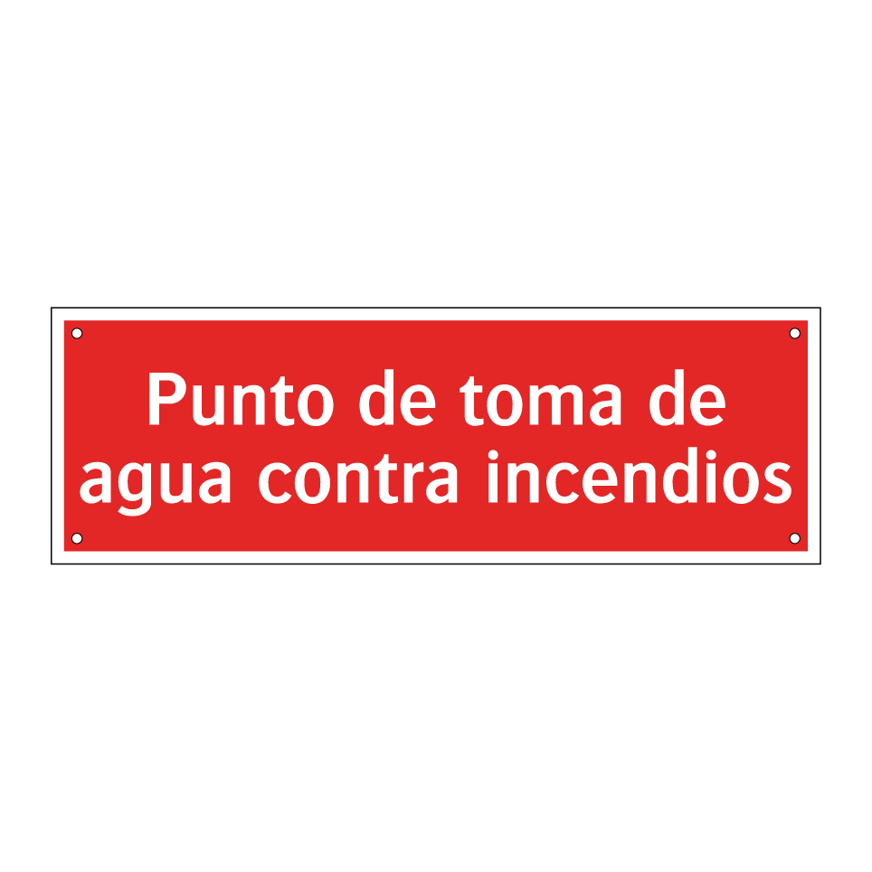 Punto de toma de agua contra incendios