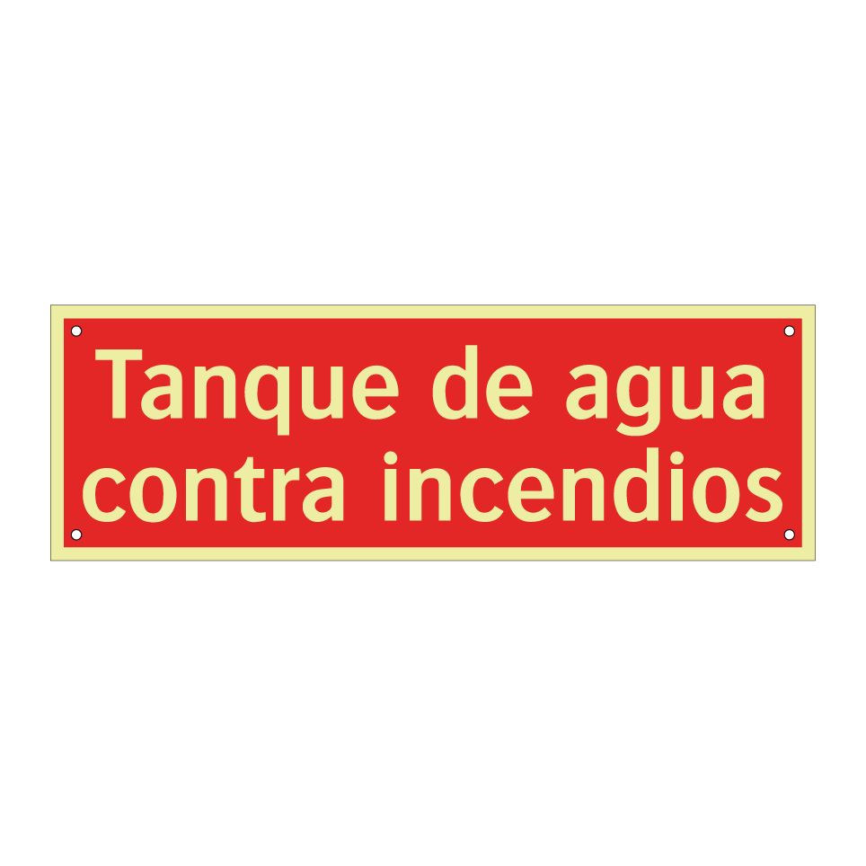 Tanque de agua contra incendios
