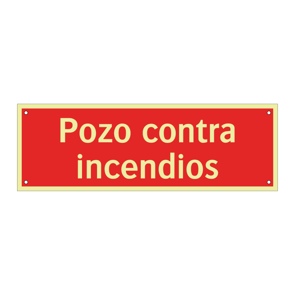 Pozo contra incendios