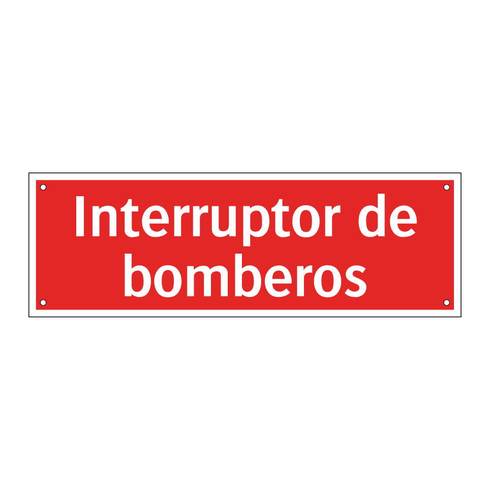 Interruptor de bomberos