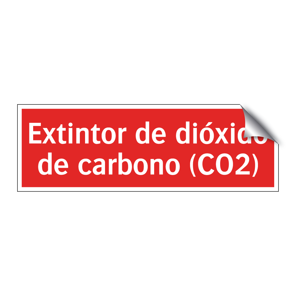 Extintor de dióxido de carbono (CO2)