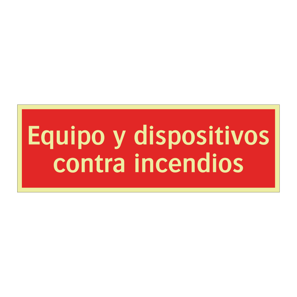 Equipo y dispositivos contra incendios