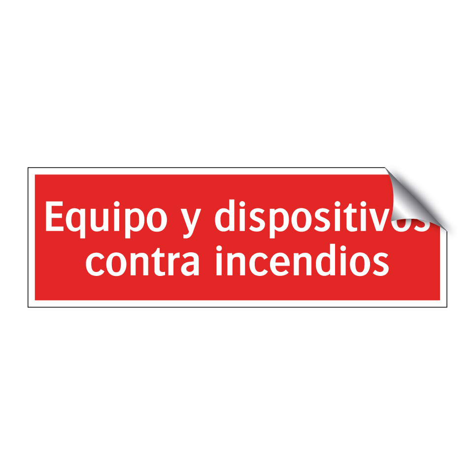 Equipo y dispositivos contra incendios