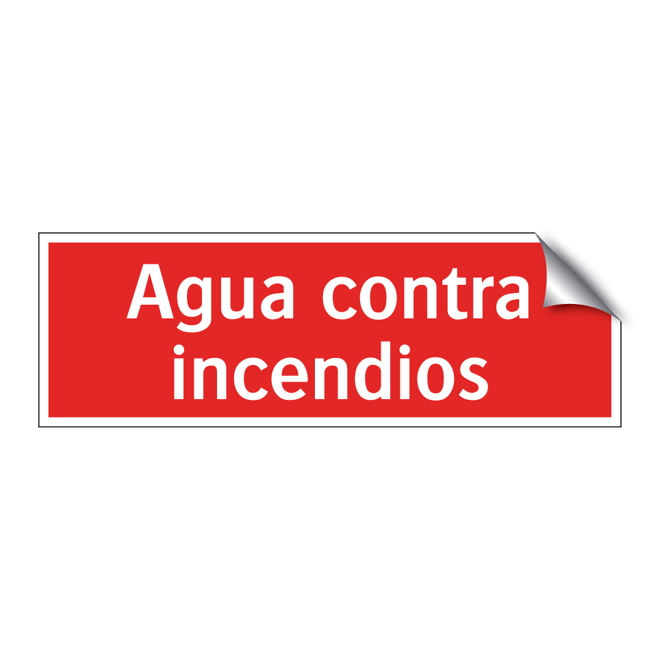 Agua contra incendios