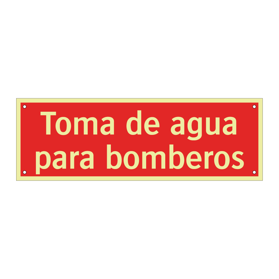 Toma de agua para bomberos
