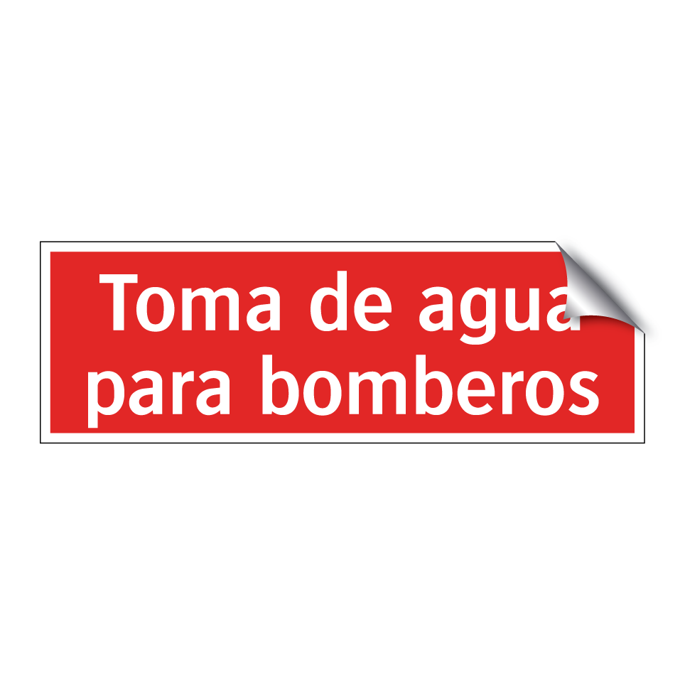 Toma de agua para bomberos
