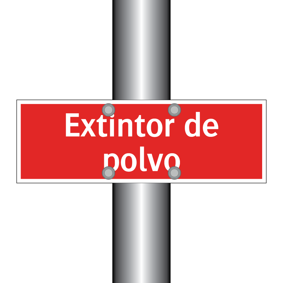 Extintor de polvo