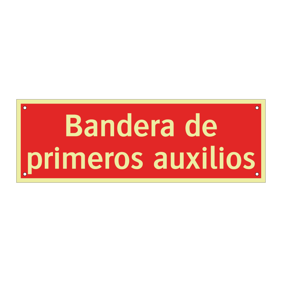 Bandera de primeros auxilios