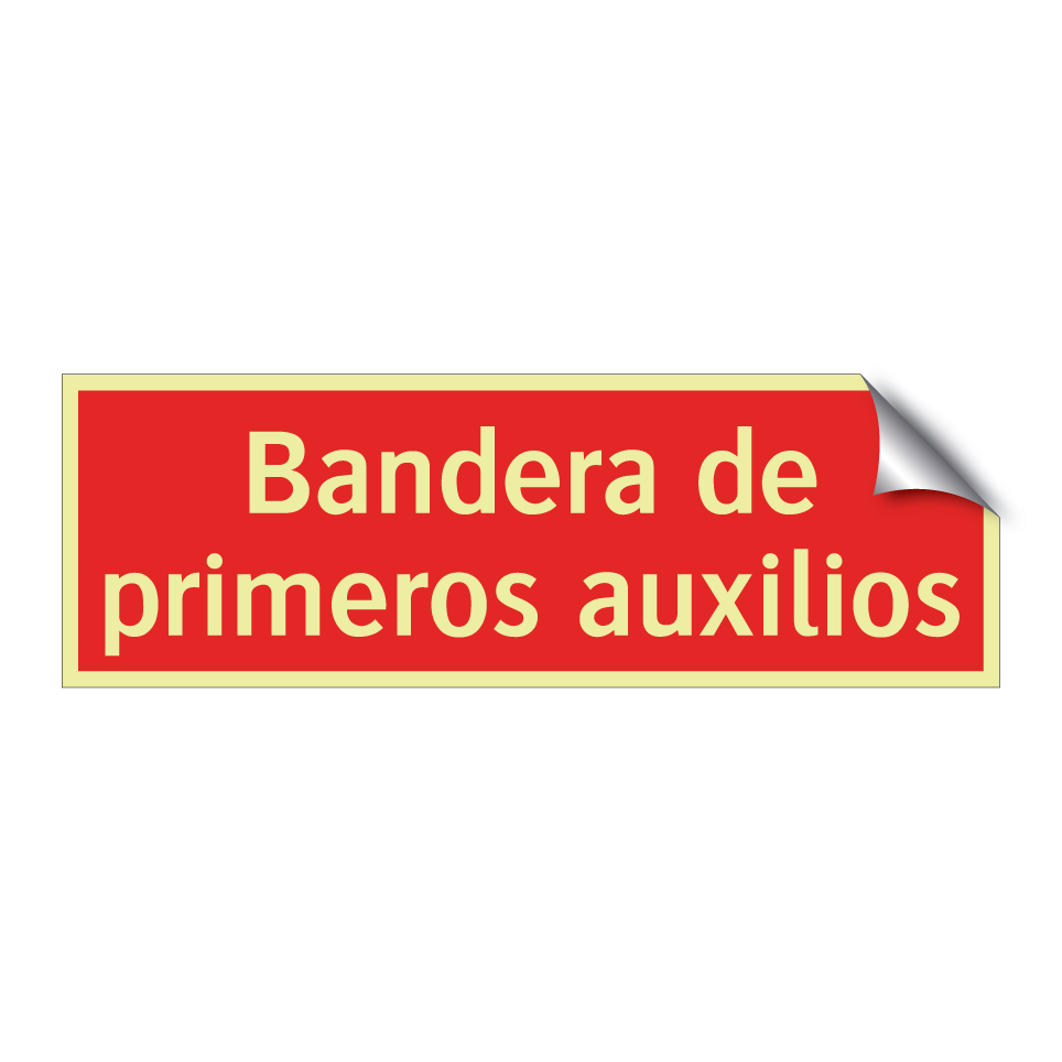 Bandera de primeros auxilios