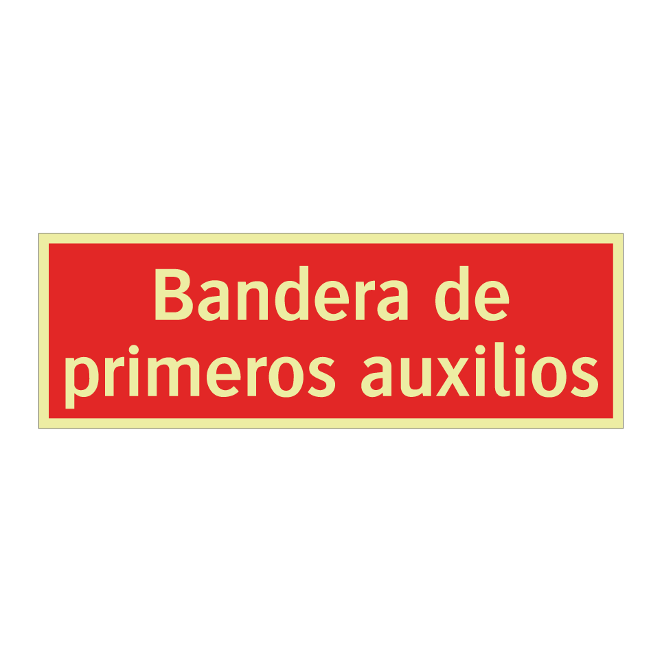 Bandera de primeros auxilios