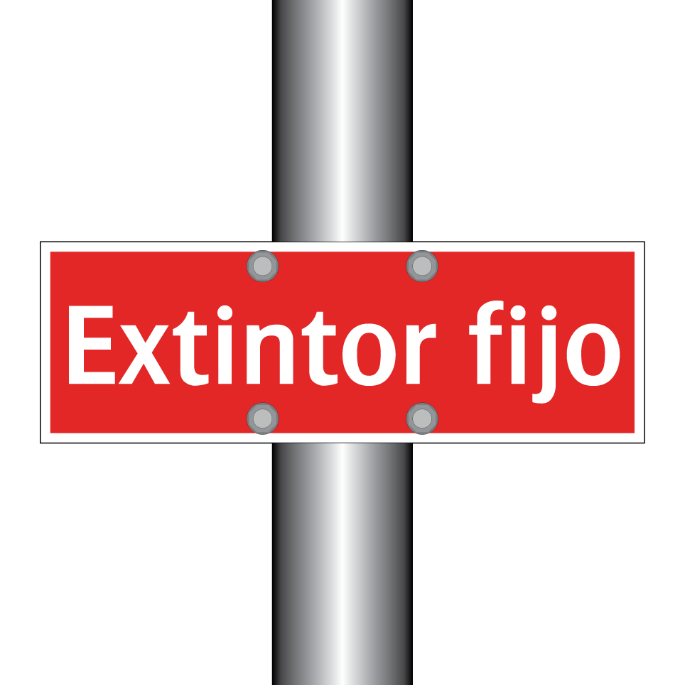 Extintor fijo
