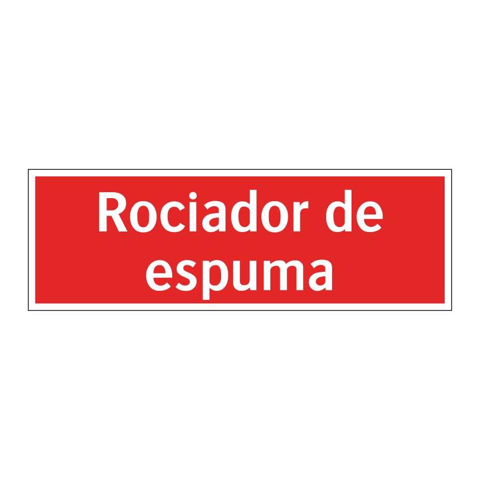 Rociador de espuma