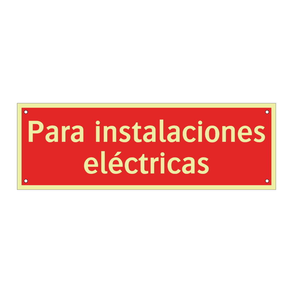 Para instalaciones eléctricas
