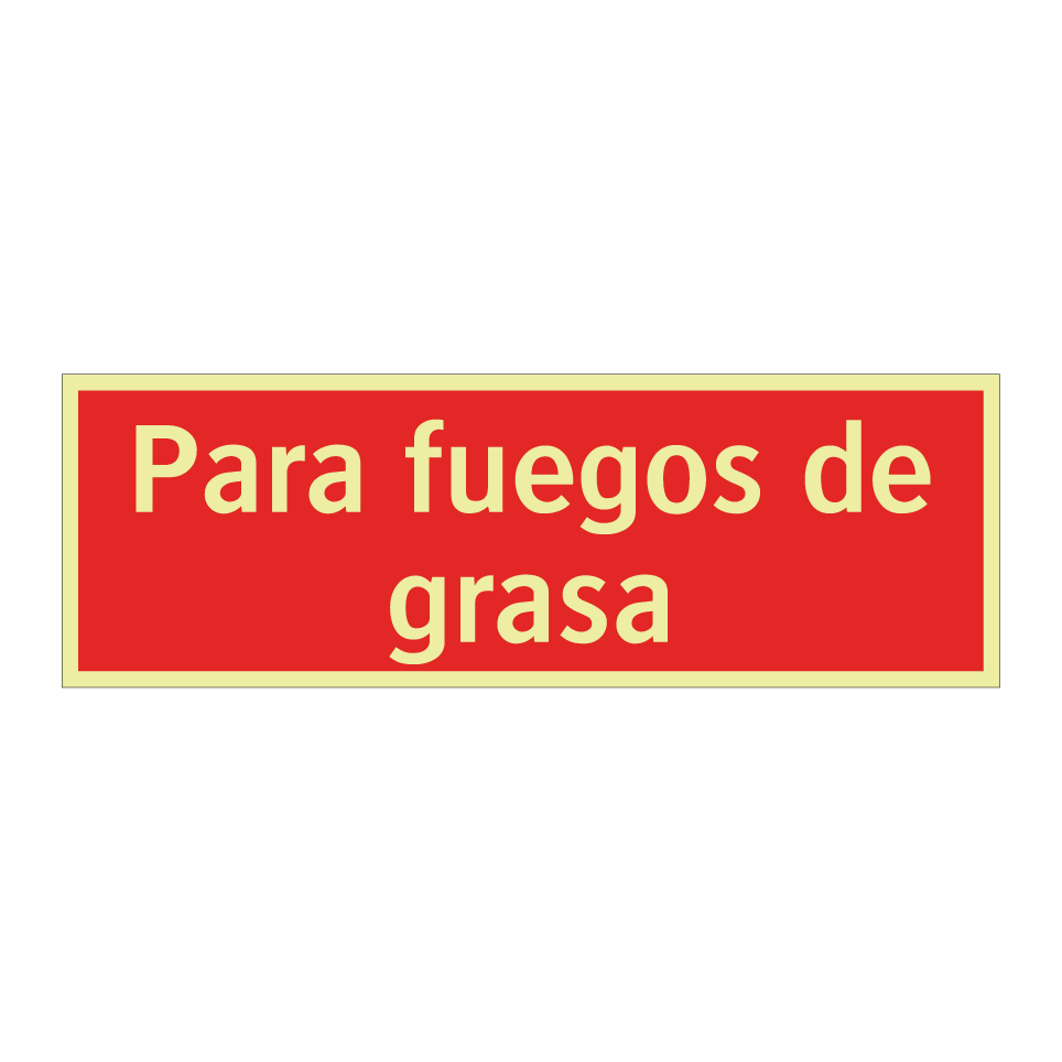Para fuegos de grasa