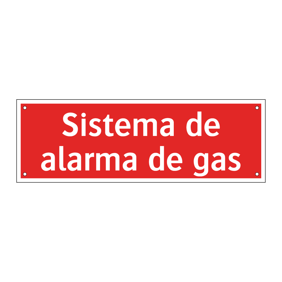 Sistema de alarma de gas