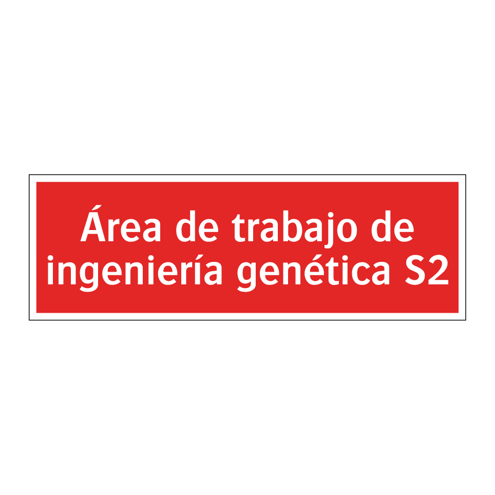 Área de trabajo de ingeniería genética S2