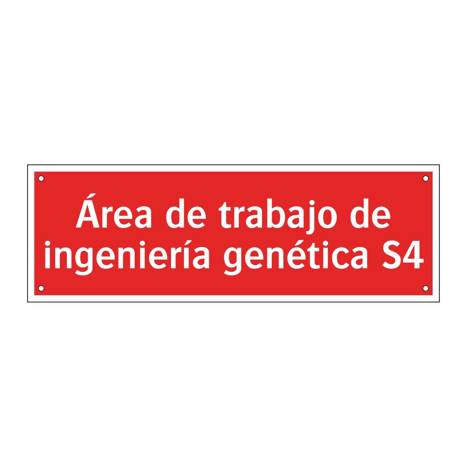Área de trabajo de ingeniería genética S4