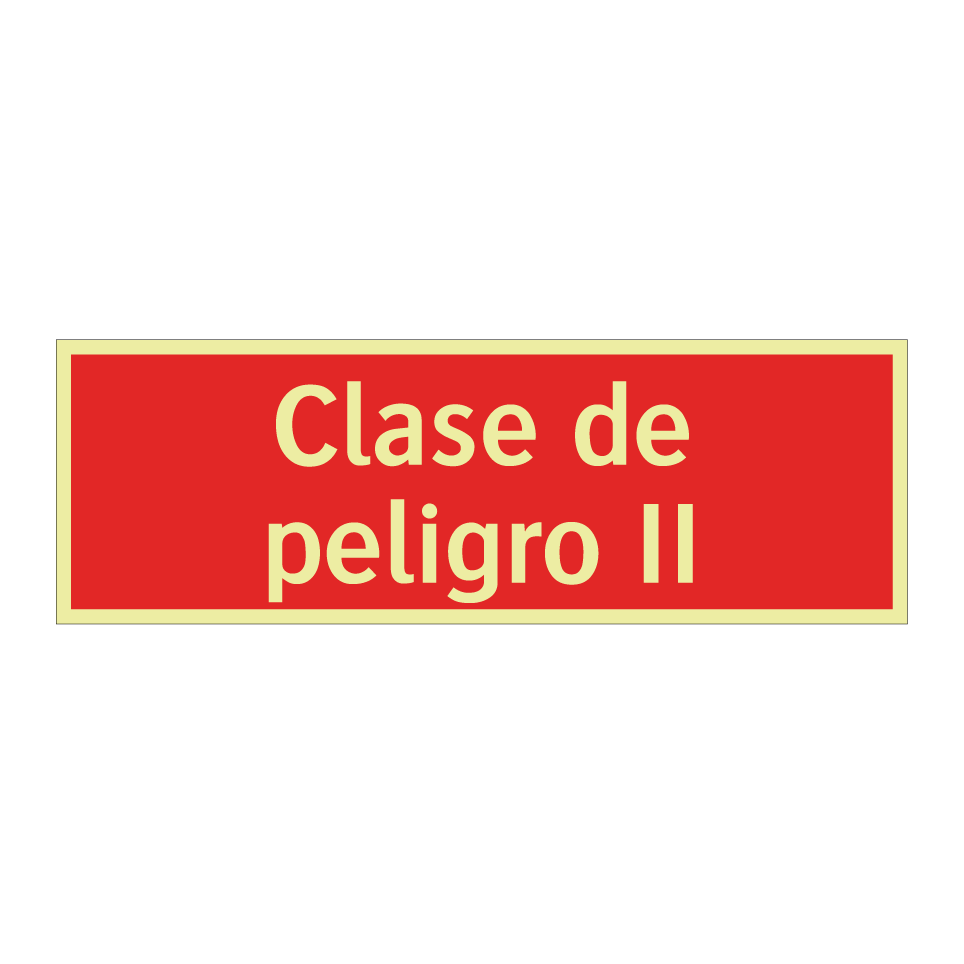 Clase de peligro II