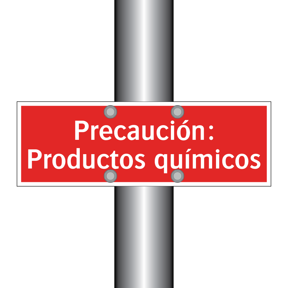 Precaución: Productos químicos